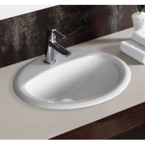 CRYSTAL Ceramic Drop-In Basin